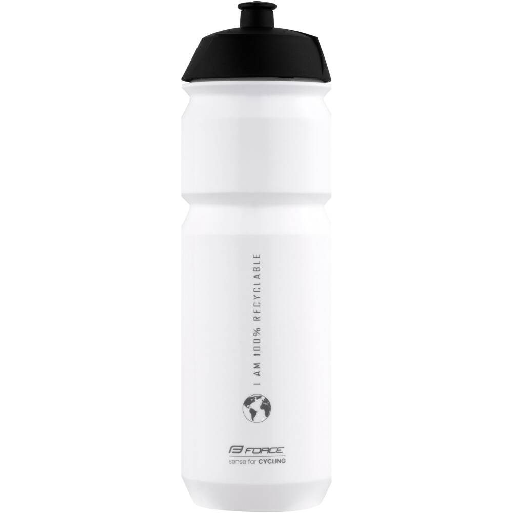 The bottle is made of biodegradable polyethylene which decomposes in the landfill. The flexibility of this material means it is much more recyclable. On one hand because it is simply made of polyethylene