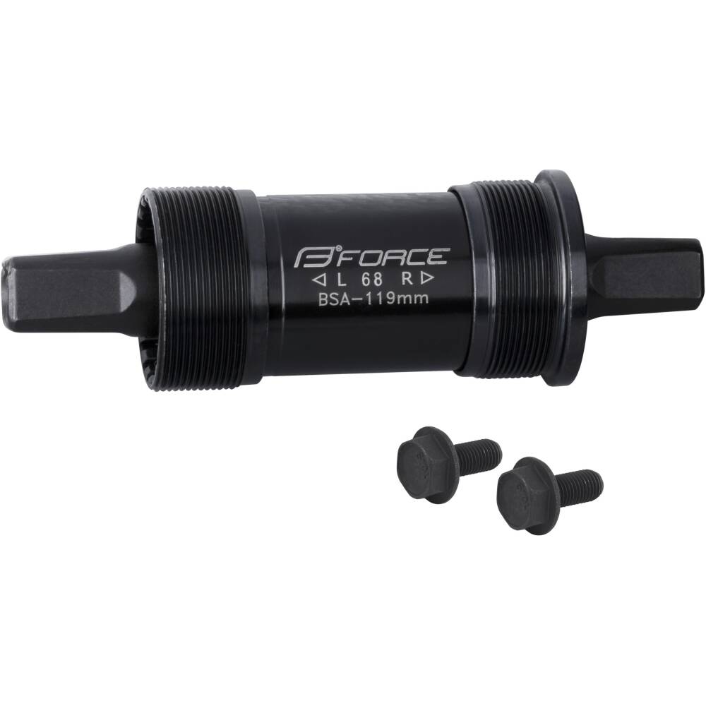 encased axle with lock bolts<br>black steel body