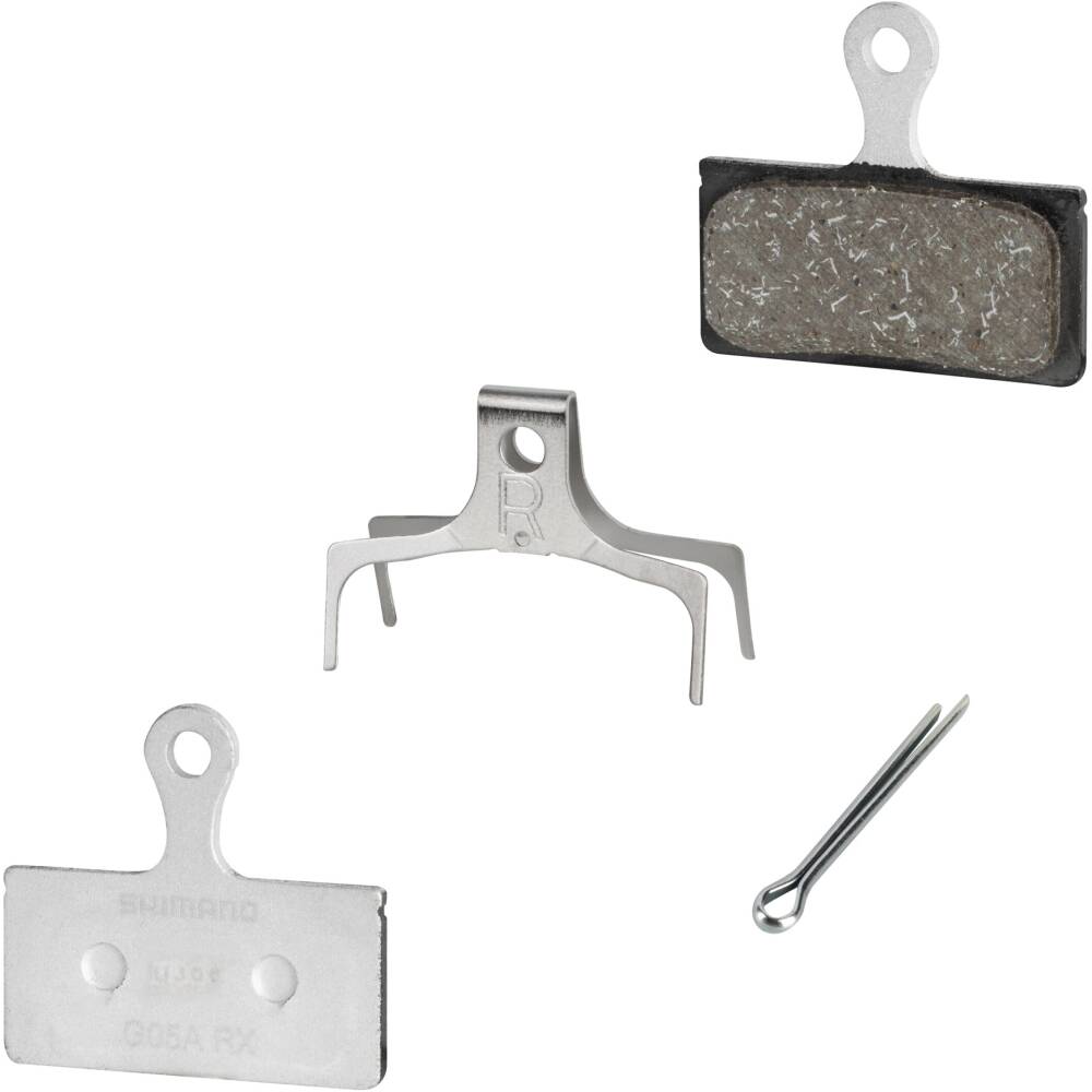 substitution for G03A<br>brake pads SHIMANO G05A<br>resin compound<br>designed for hydraulic disc brakes SHIMANO: <br>BR-M9000