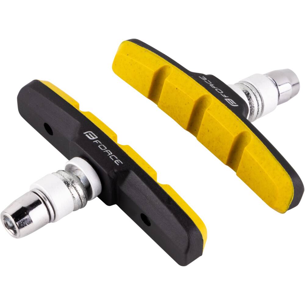 FORCE brake shoes<br>length: 70 mm<br>thread mounting<br>weight of 1 pair: 71 g <br>packed in FORCE blister