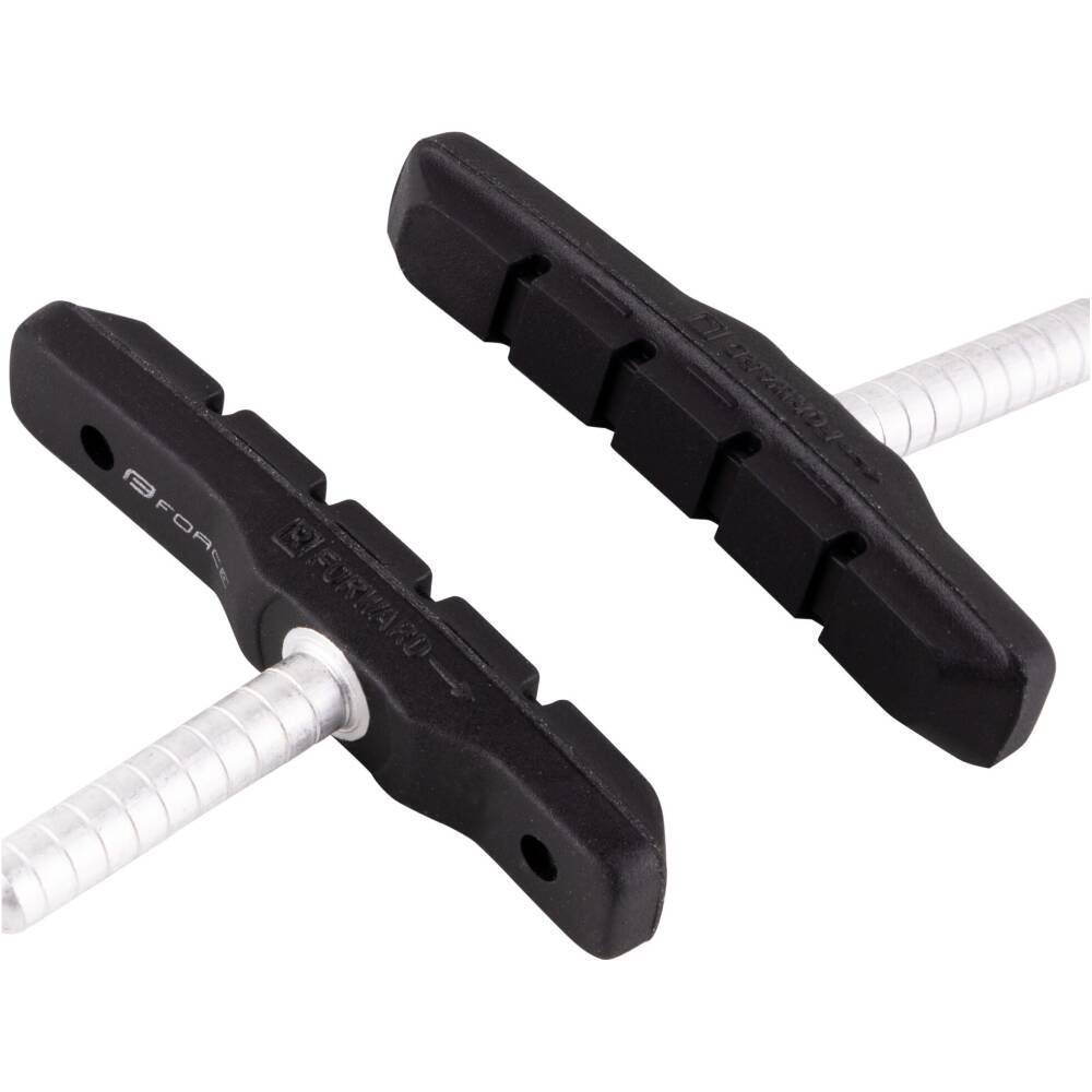 FORCE brake shoes <br>length: 72 mm<br>pin type<br>weight of 1 pair: 73 g<br>packed in FORCE blister