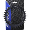 wide teeth) <br>prevents the chain from falling<br>chainring is designed for 10 - 11 -12 speed systems<br>chainring is for Shimano MTB cranks