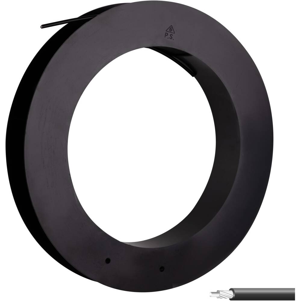 without logo <br>bowden diamater: 4 mm<br>material: plastic/steel/PE <br>the price is for 50 m of the bowden = 1 roll