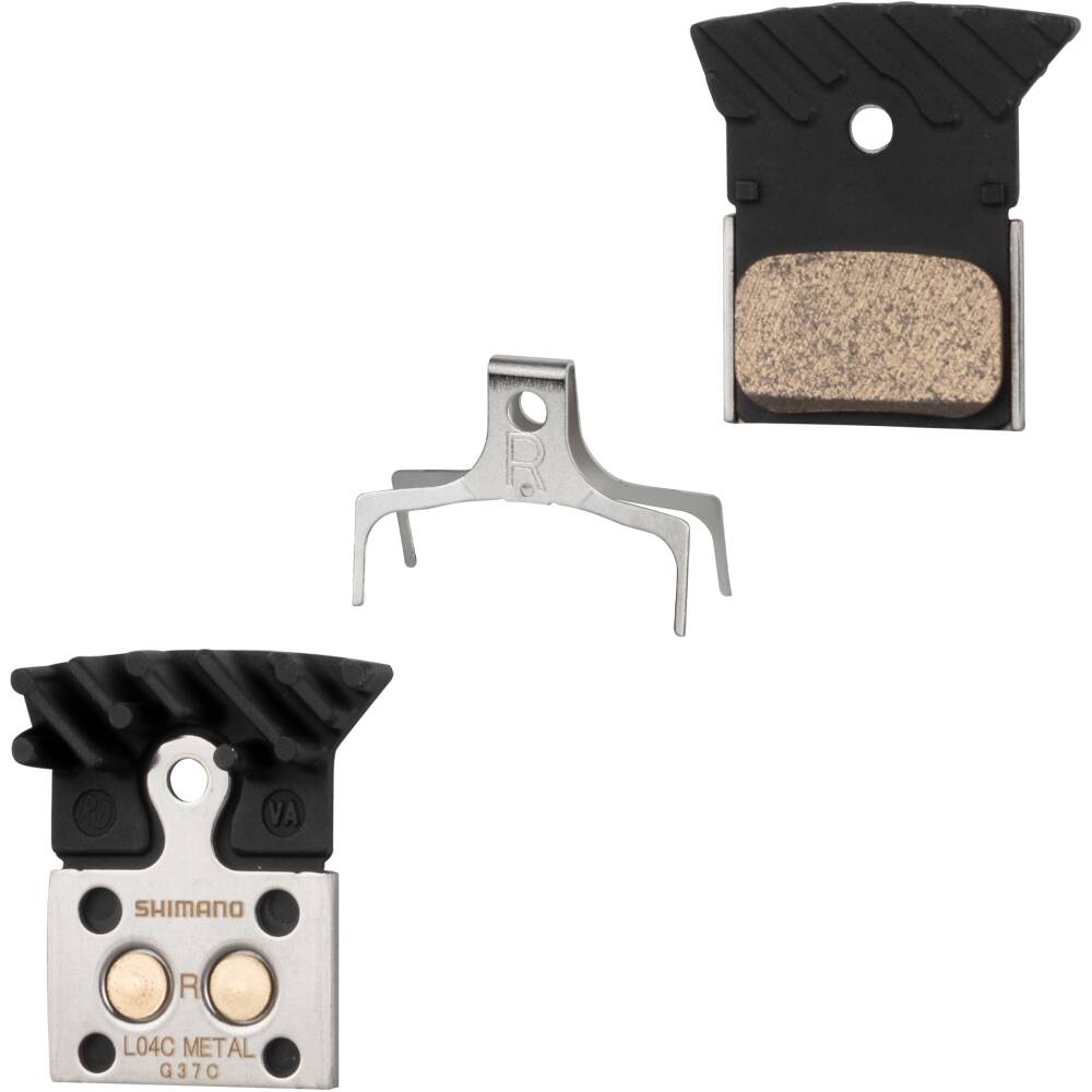 brake pads SHIMANO L04A<br>resin compound<br>designed for hydraulic disc brakes SHIMANO: <br>BR-M8110