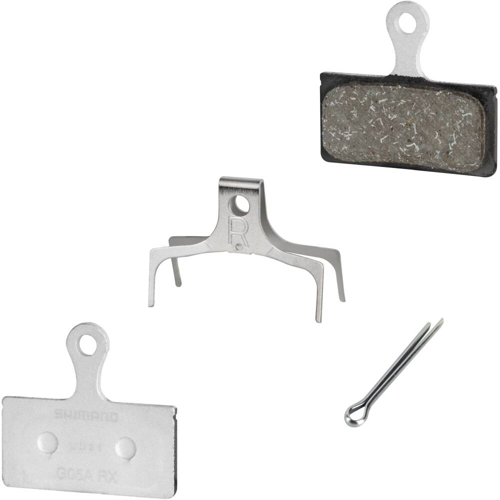 substitution for G03A<br>brake pads SHIMANO G05A<br>resin compound<br>designed for hydraulic disc brakes SHIMANO: <br>BR-M9000