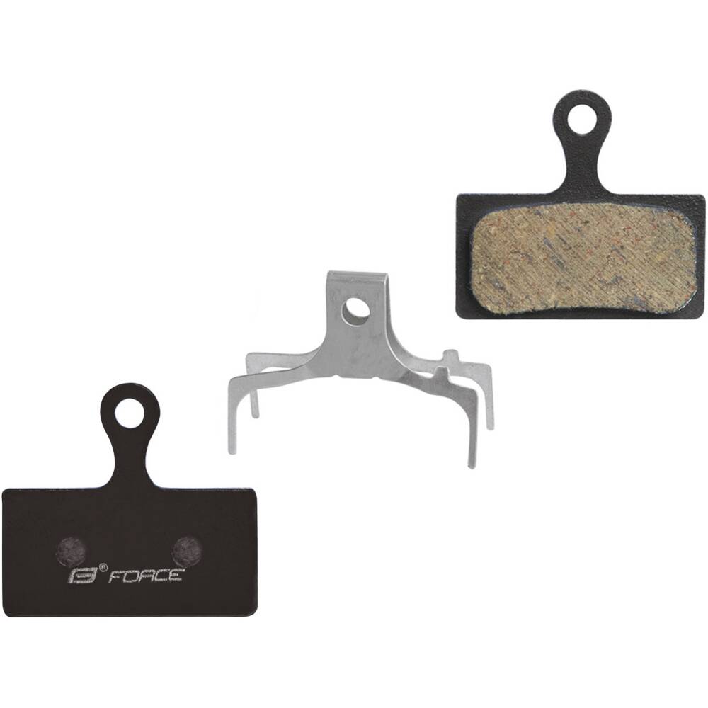 steel base<br>polymere/organic compound<br>with kevlar - based added synthetic fibers for<br>better absorption of heat generated by heavy E-bikes<br>compatible with <strong>SHIMANO</strong>: <font size="2">XTR BR-M9000
