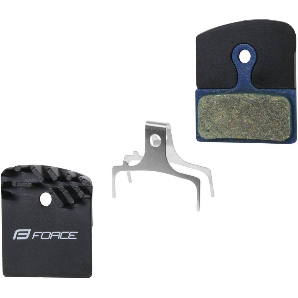 steel base<br>polymer compound<br>with alloy heat sink panel for quicker cooling<br>better perfomance and pads wear<br>compatible with <strong>SHIMANO</strong>: <font size="2">XTR BR-M9000