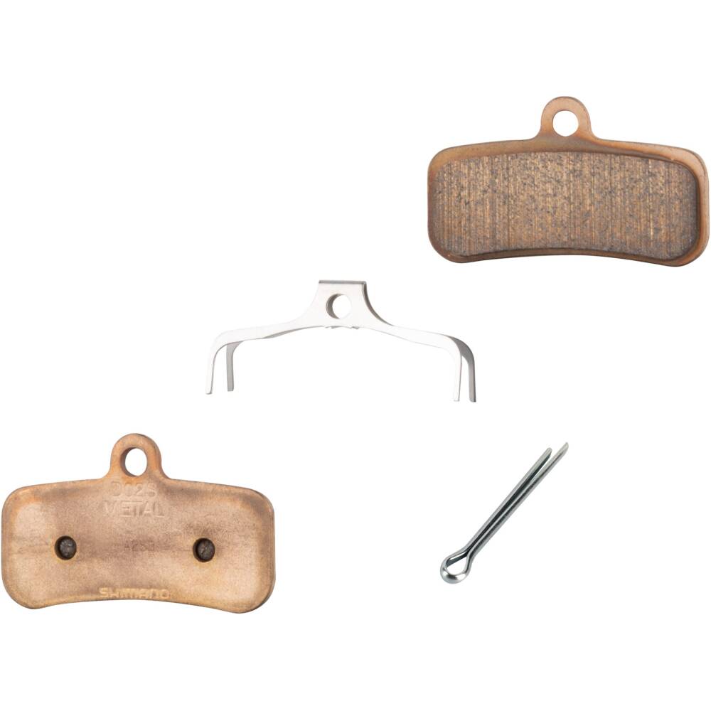brake pads SHIMANO D02S<br>sintered metallic compound<br>designed for hydraulic disc brakes SHIMANO: BR-M8120