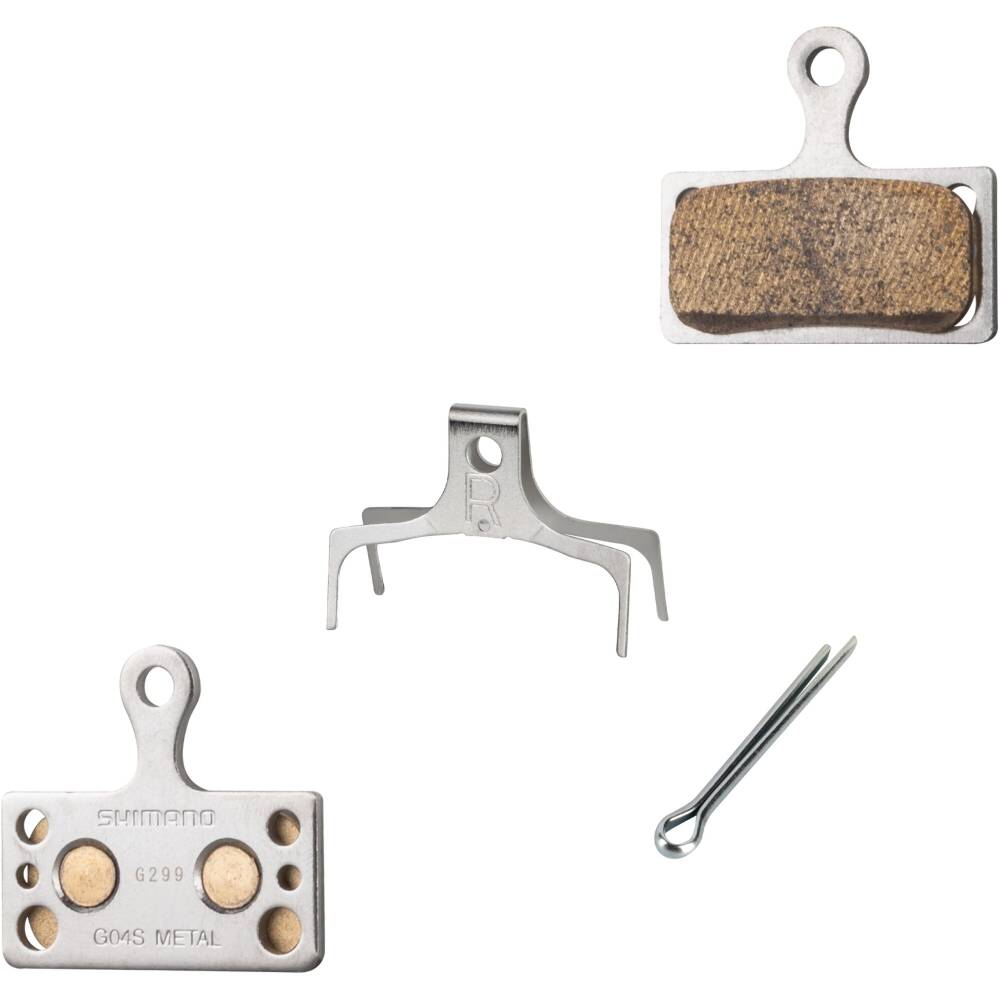 brake pads SHIMANO G04S<br>sintered metallic compound<br>designed for hydraulic disc brakes SHIMANO: <br>BR-M9000