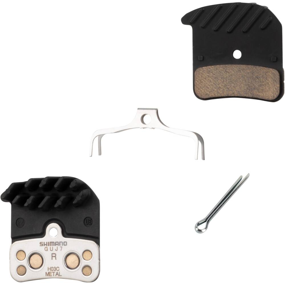 brake pads SHIMANO H03C<br>sintered metallic compound<br>designed for hydraulic disc brakes SHIMANO: BR-M8020