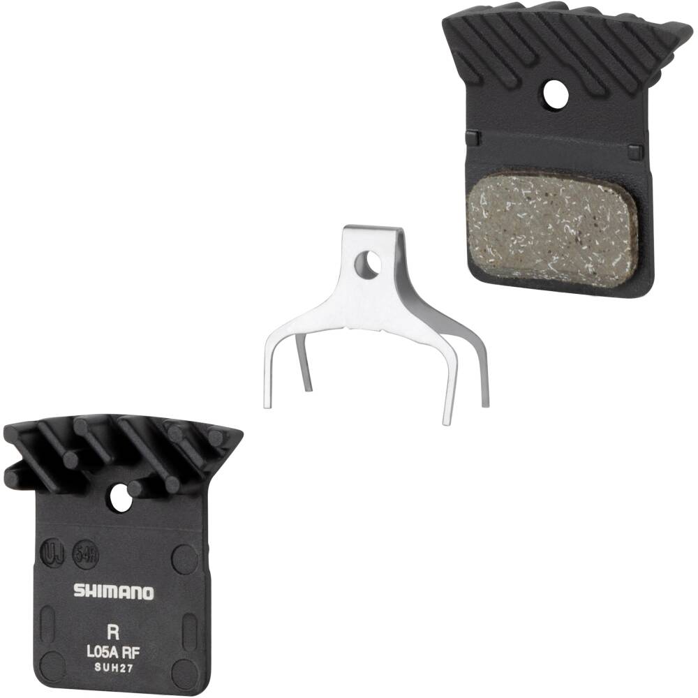 brake pads SHIMANO L05A<br>substitution for L03A<br>resin compound<br>designed for hydraulic disc brakes SHIMANO: <br>BR-M8110