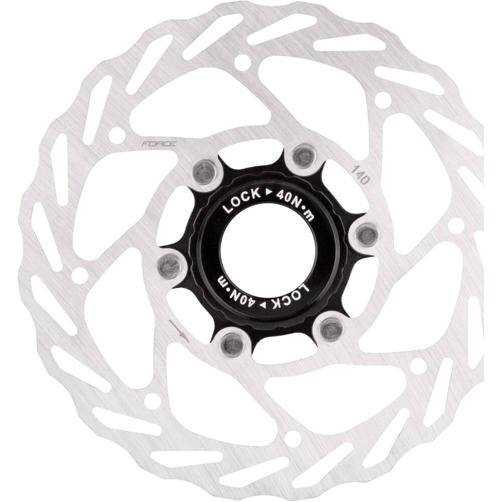 diameter of the disc brake rotor: 140 mm<br>CENTER LOCK
