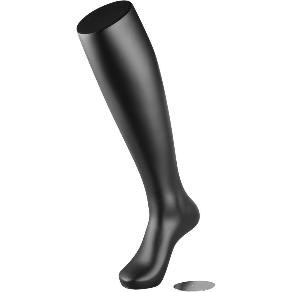 foot mannequin 58 cm<br>black matt<br>removable magnetic base<br>material: glass fiber<br>ideal for display of Force high socks and calf sleeves size L-XL<br>weight: 1 kg<br><br>
