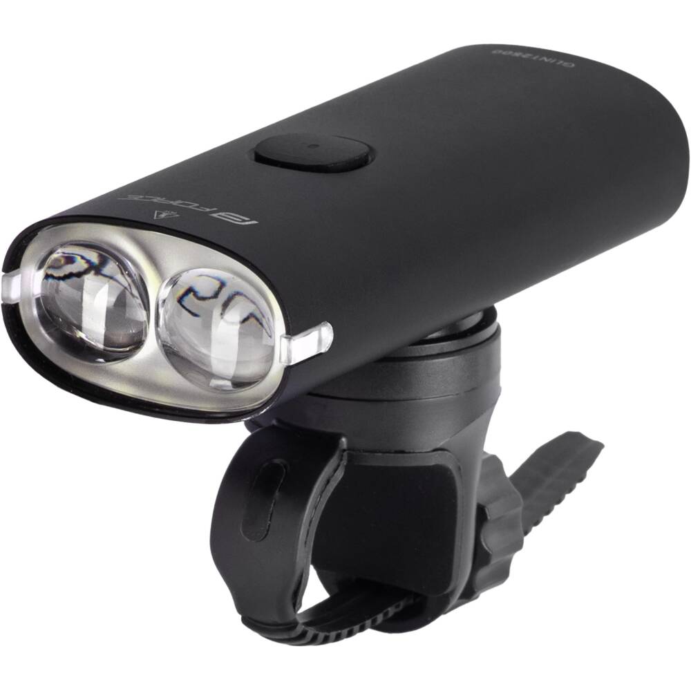 2x LUMINUS SST-25 + 17 COB LED 2500 LM<br>7 functions: 5 functions of lighting + 2 flashing mode<br>universal elastic plastice holder for handlebar 22
