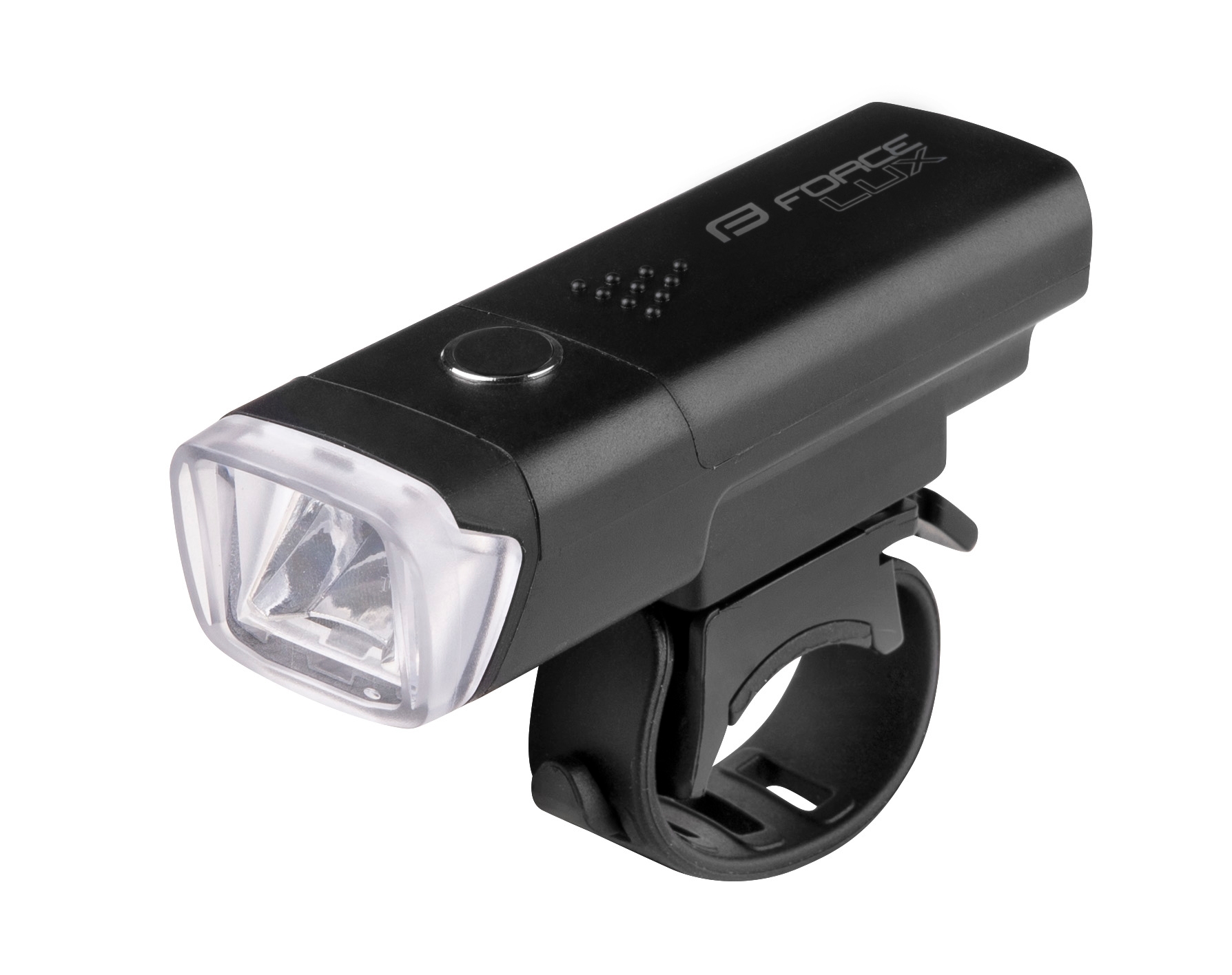 1 white 3W LED SAMSUNG 100LMoptical reflector for wide light beam4 functions: 2 lighting + 2 flashing modesuniversal silicone holder for handlebar 22