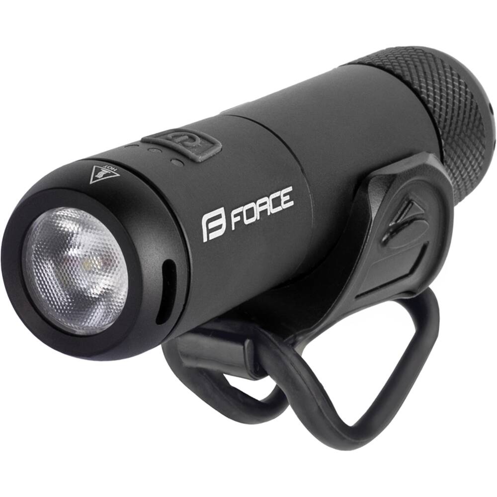 1x LUMINUS SST-20F 700 LM<br>5 functions: 3 functions of lighting + 2 flashing mode<br>universal elastic silicone holder for handlebar 22