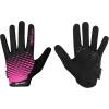 whole finger cycling gloves for MTB<br>velcro fastening<br>outer thumb side from soft terry for wiping the nose<br>perforated artificial leather on palm for better ventilation<br>upper side from breathable mesh<br>temperature rating +15 °C and above<br>material: 40% polyester