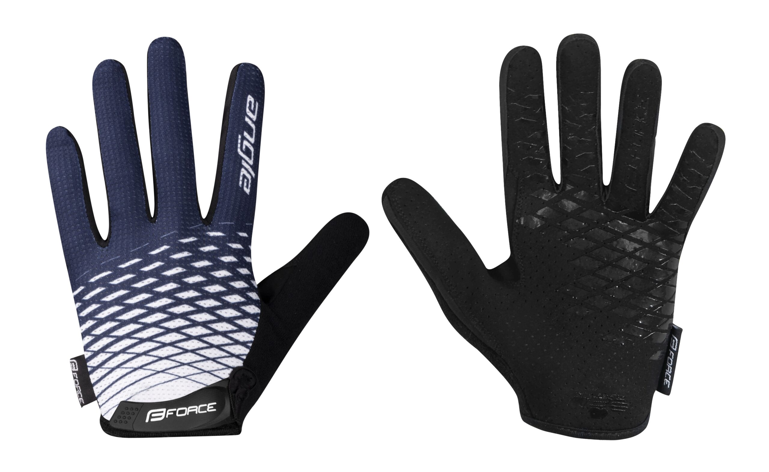 ladies whole finger cycling gloves for MTBvelcro fasteningouter thumb side from soft terry for wiping the noseperforated artificial leather on palm for better ventilationupper side from breathable meshtemperature rating +15 °C and abovematerial: 40% polyester