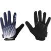 ladies whole finger cycling gloves for MTB<br>velcro fastening<br>outer thumb side from soft terry for wiping the nose<br>perforated artificial leather on palm for better ventilation<br>upper side from breathable mesh<br>temperature rating +15 °C and above<br>material: 40% polyester