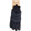 unisex<br>also suitable for other sports<br>outer thumb side made of fine terry for wiping the nose <br>palm and some fingers with anti-slip treatment<br>wide elastic wrist band<br>touchscreen option<br>reflective elements<br>designed for temperatures between +5 °C and +10 °C<br>material: 90% polyester