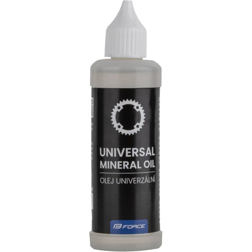 clear mineral high quality grease oil with dropper<br>suitable for greasing and preservation bicycle mechanisms<br>good for traveling - new closeable cap<br>sale in 80 ml FORCE bottle<br>packed by 6 pieces in a plastic seal<br>the price is for 1 piece<br>