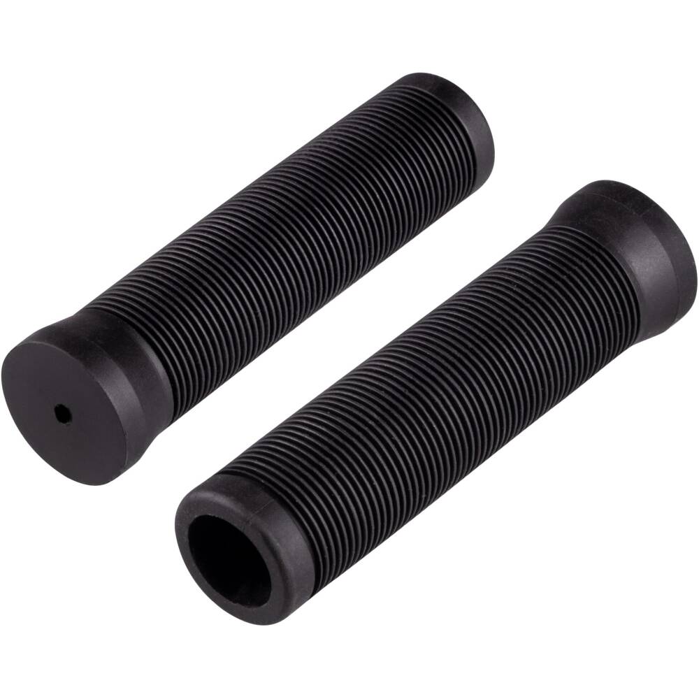 closed rubber grips without plugs<br>softer material for comfortable grip<br>inner diameter: 22