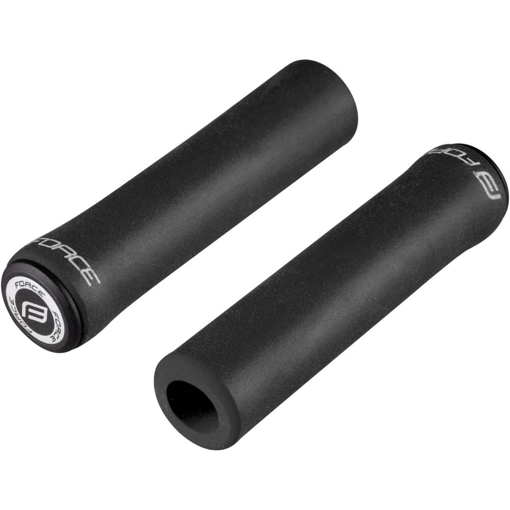 silicone grips with FORCE end plugs<br>excellent shock absorption<br>reduces fatigue and hand tingling<br>non-stick and anti-slip in wet conditions<br>grips outer diameter: 28mm
