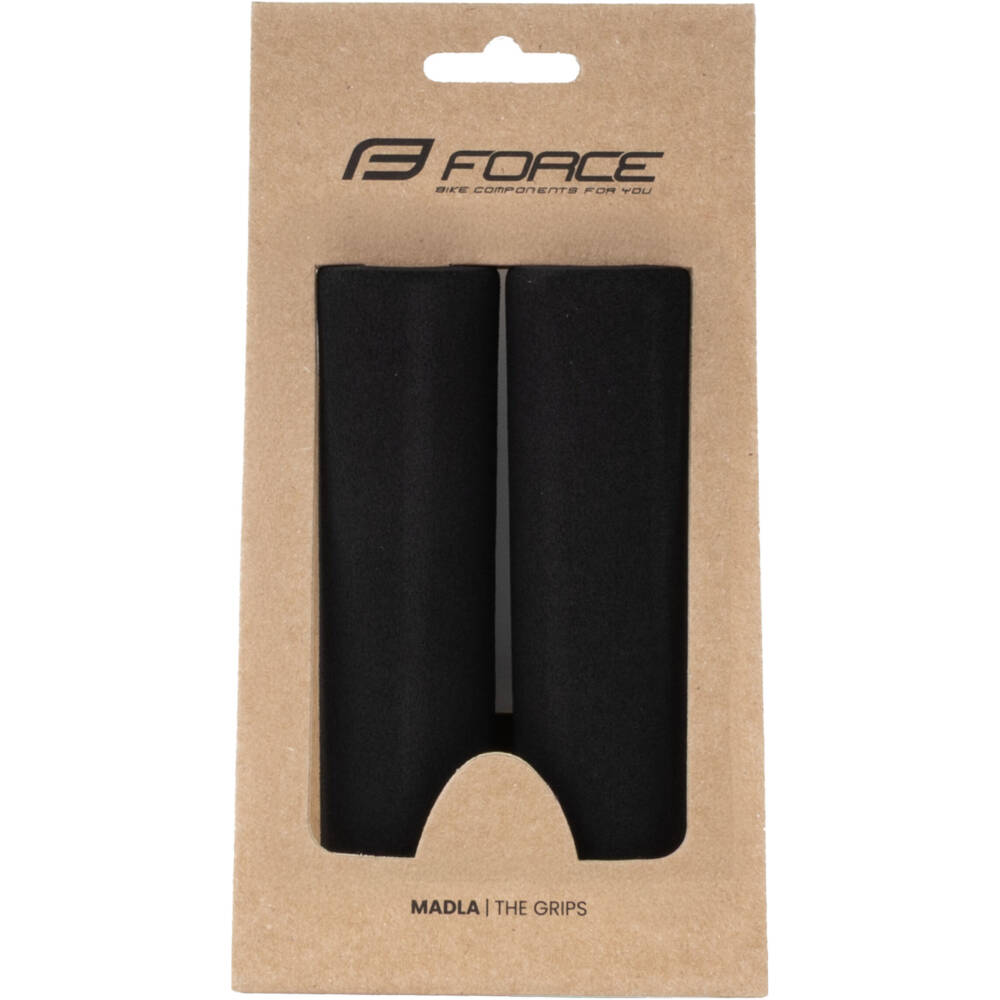 Alternative view of grips FORCE foam round, black, packed