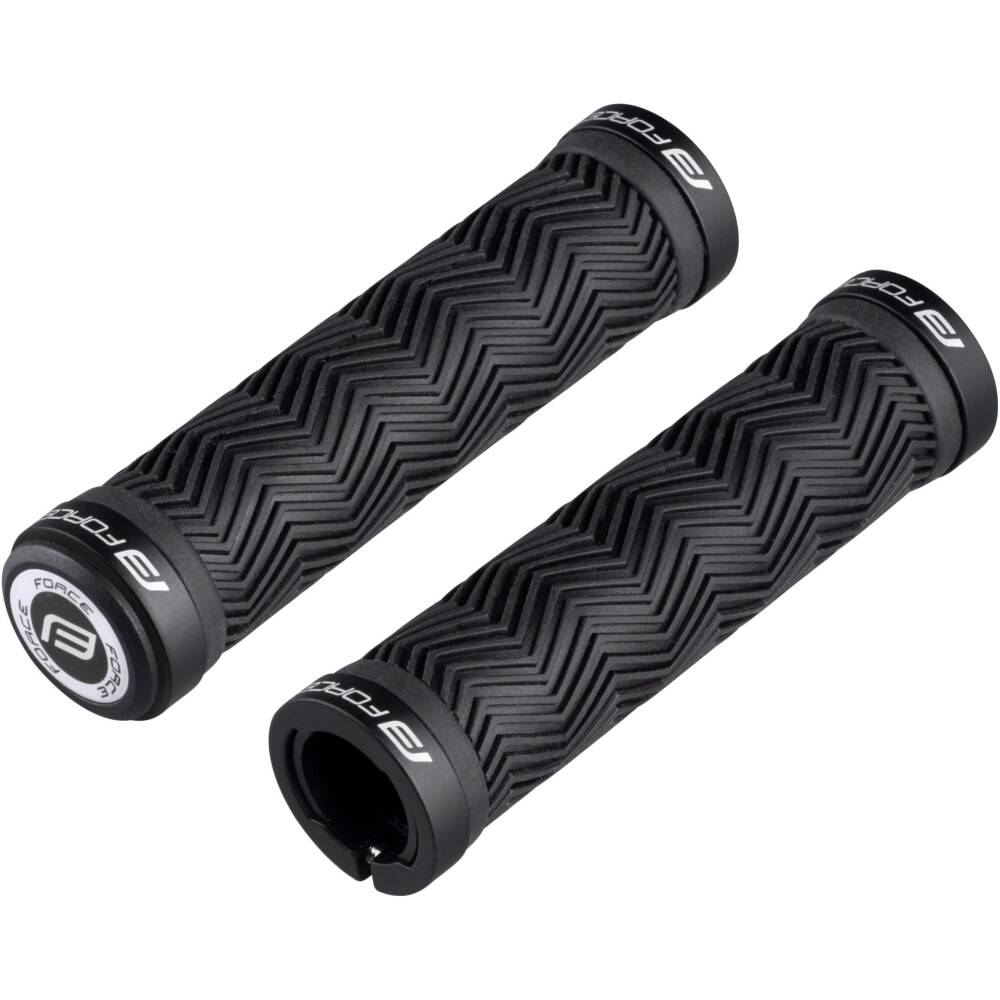 rubber round grips with FORCE plugs<br>double locked<br>inner diameter: 22