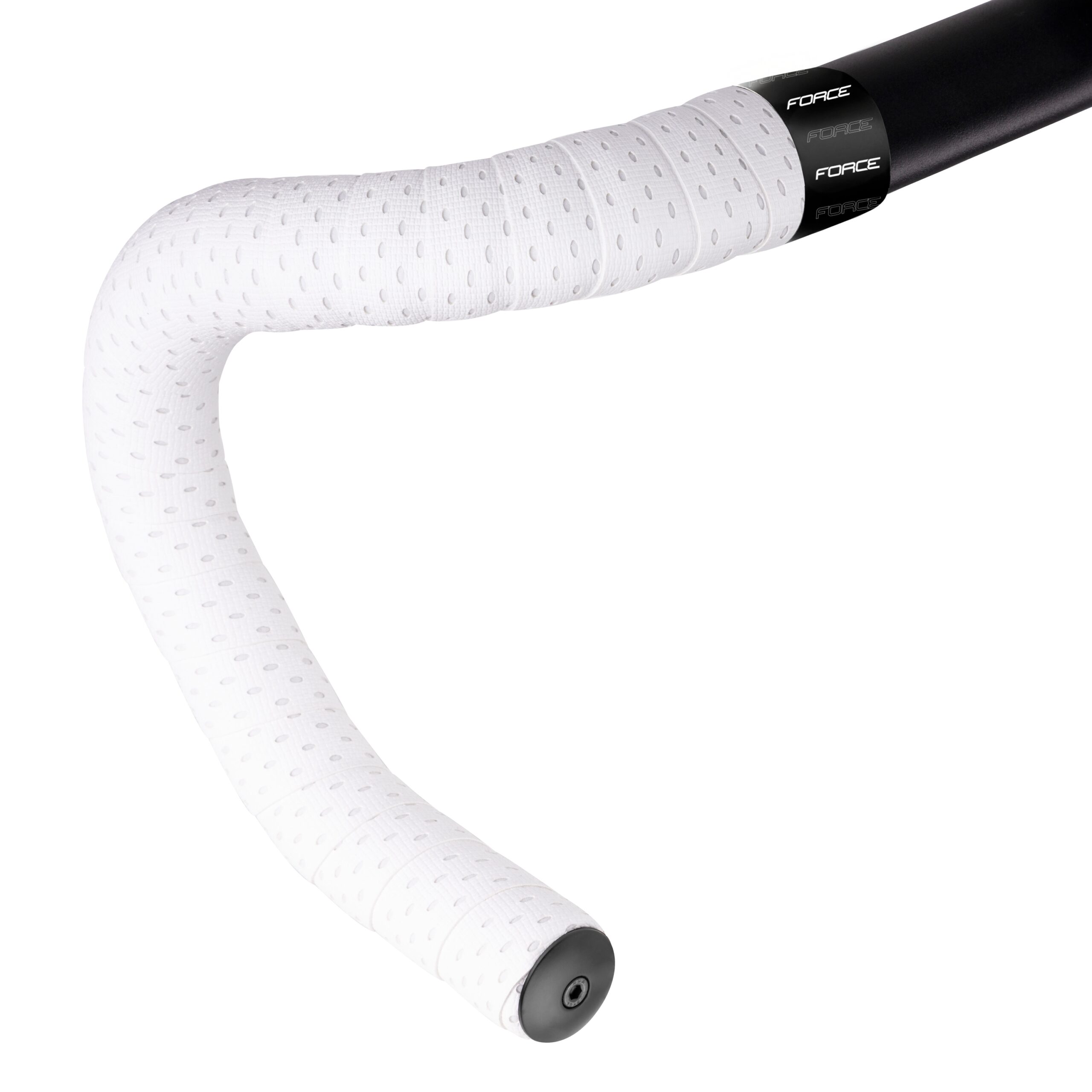 self-adhesiveimproved metal plugssurface finish to support safety gripwith FORCE handlebar plugs and finishing tapematerial: EVA 50%/PU 50% dimensions: 2x rolls (length 1930 mm