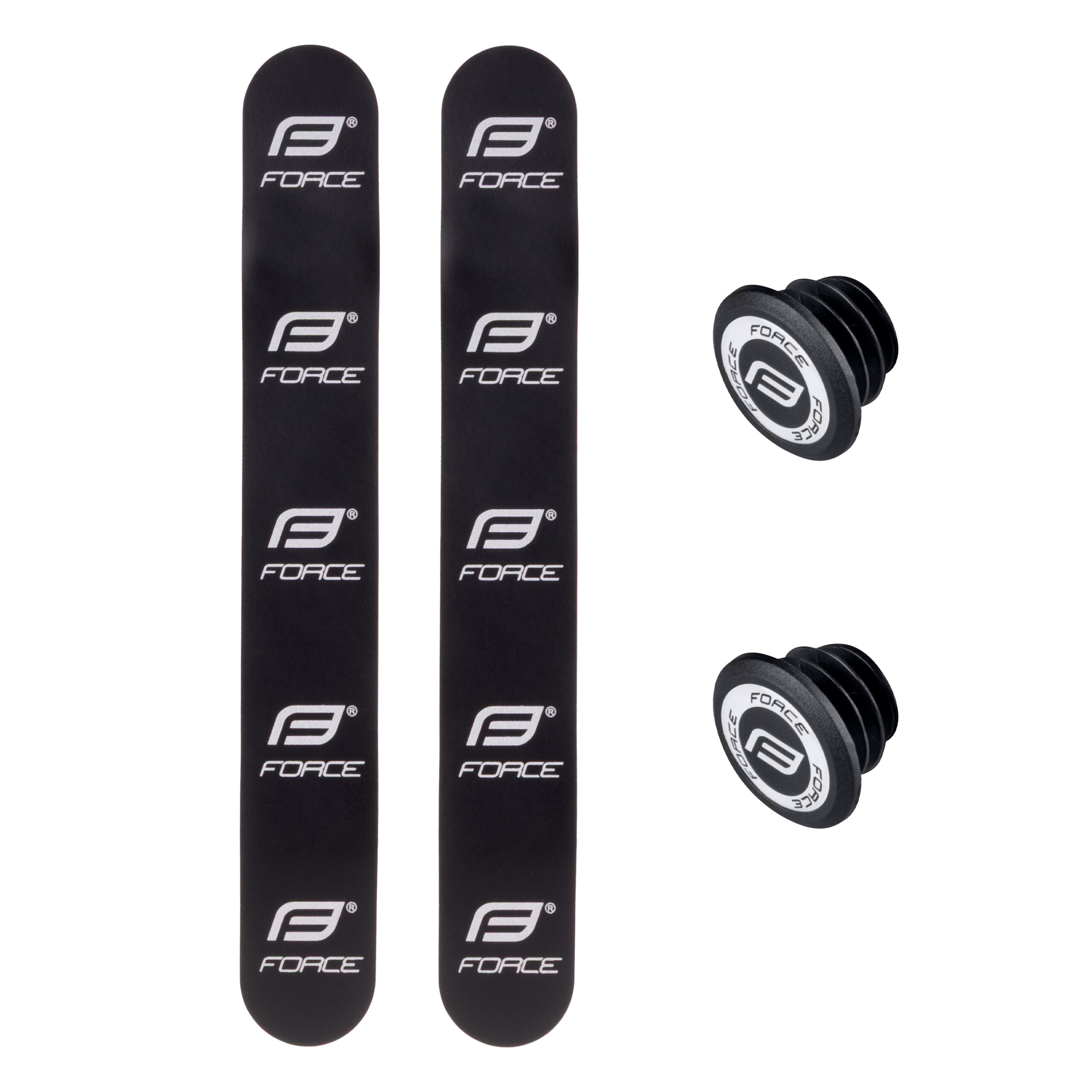 offering excellent grip and a firm hold thanks to its diamond pattern. It effectively absorbs shocks and ensures a comfortable ride. Each roll provides sufficient length for all handlebar sizes and is easy to wrap.self-adhesive with diamond patternwith FORCE handlebar plugs and finishing tapematerial: polyurethanediameter: 2x rolls (length 2100 mm