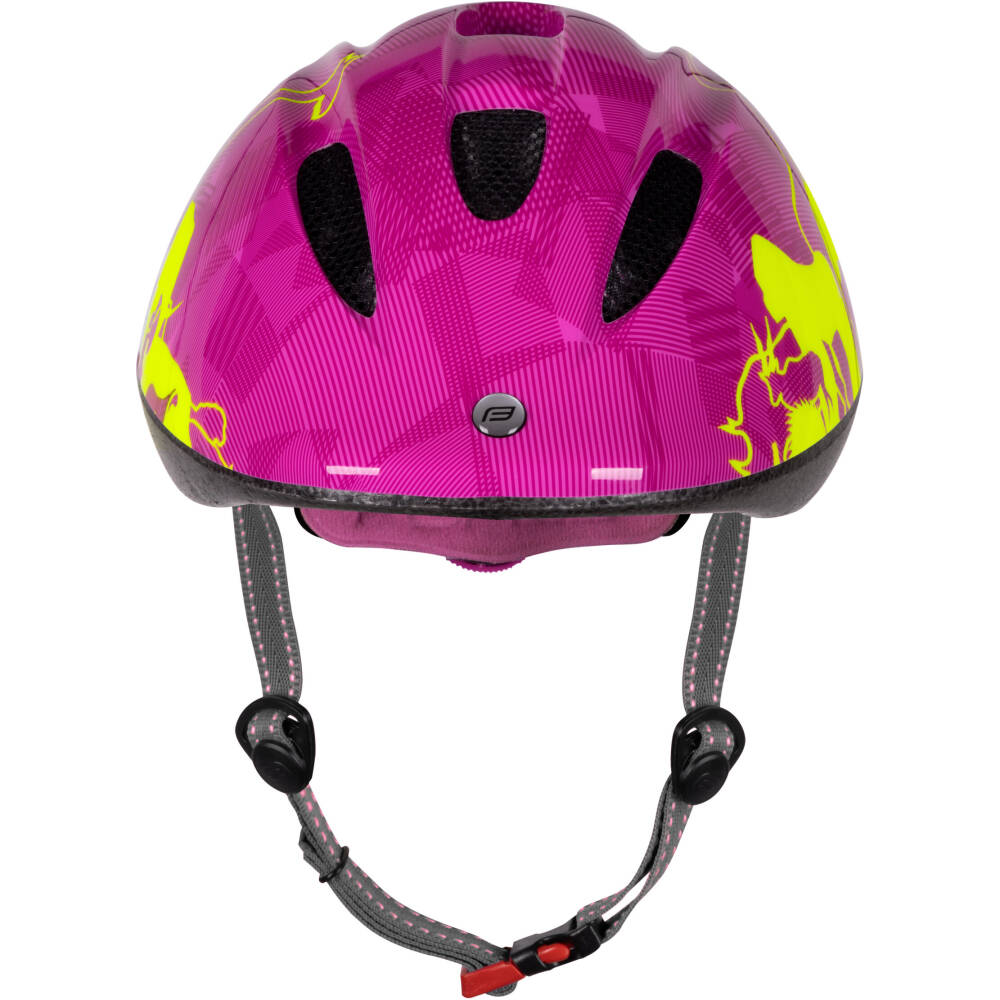 adjustable size and reflective elements. The smallest cyclists need the highest level of protection