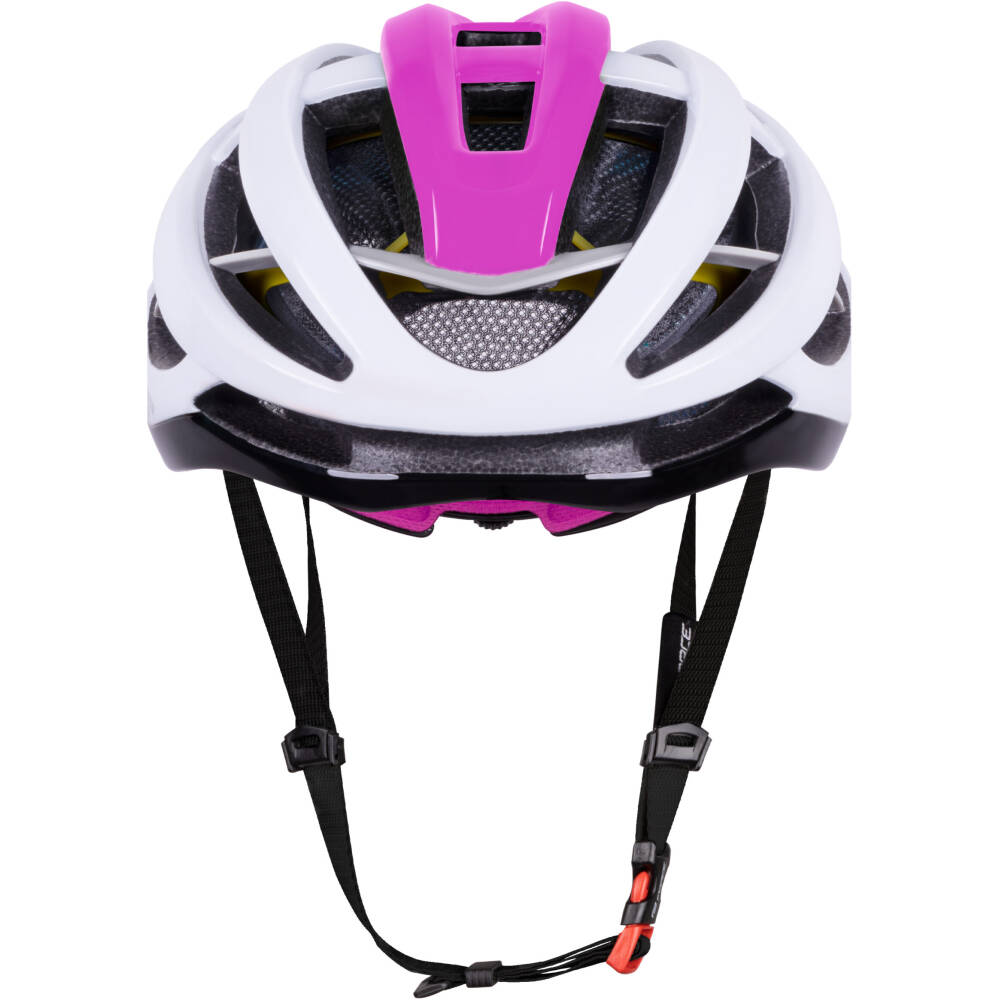 which keep it cool and dry. The compact and light fastening brings safe helmet wearing