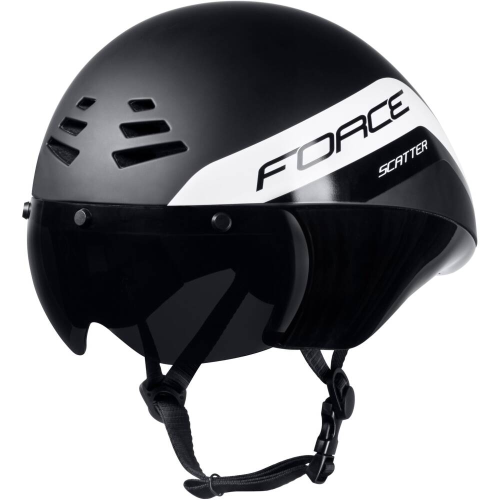 The SCATTER time trial helmet is designed to be as fast as possible