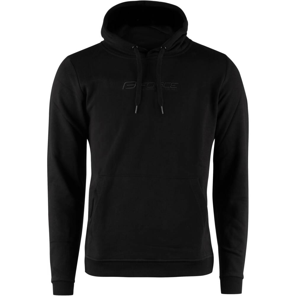 hoodie<br>embroidered logo<br>large front pocket<br>material: 80% cotton