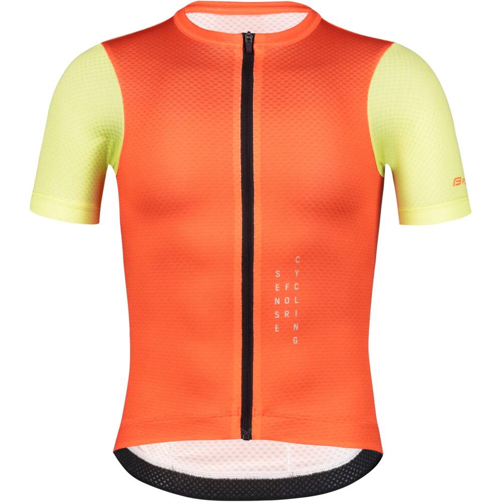 <p>Kids cycling jersey with modern design and practical details is ideal for summer rides. Thanks to the full zipper