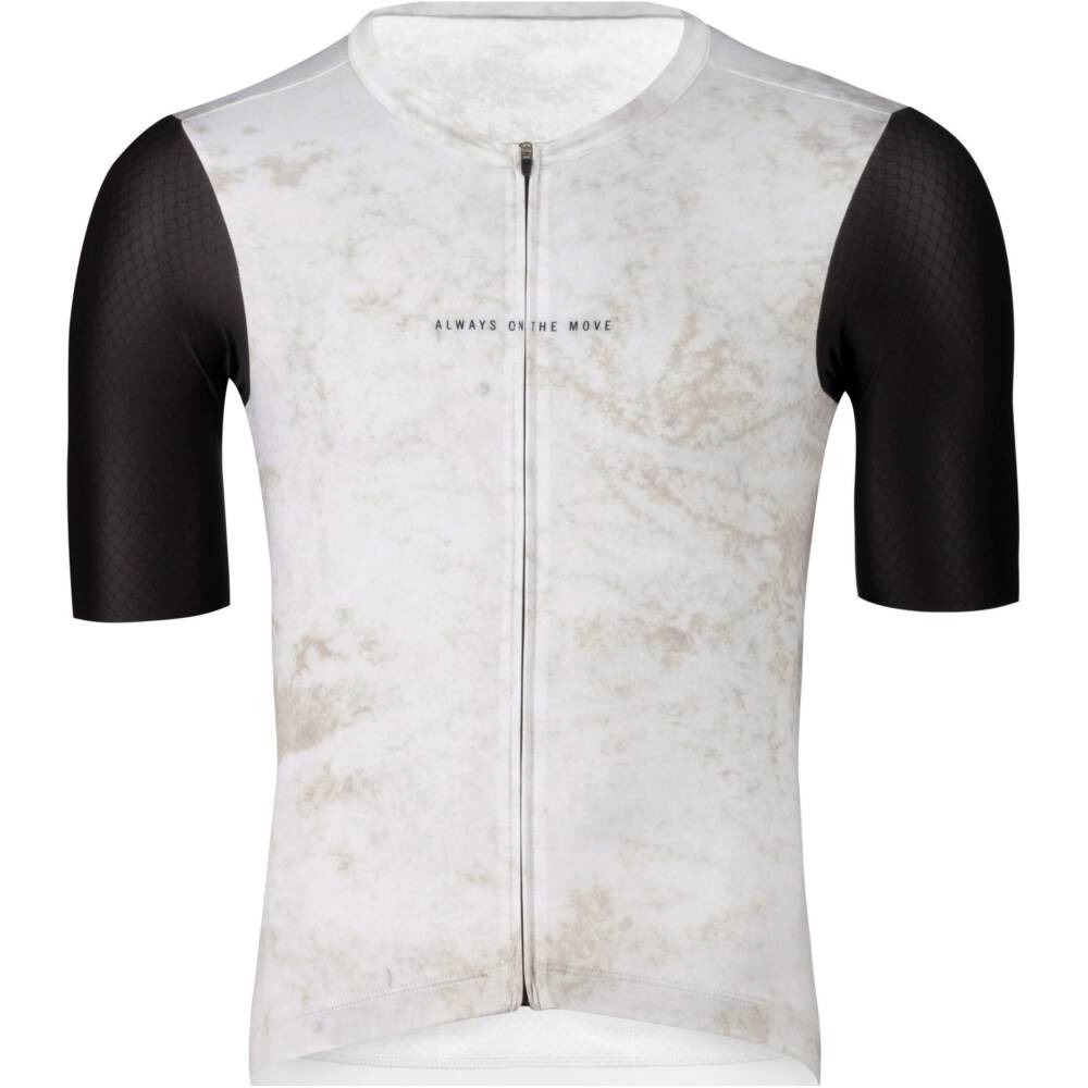 This top-of-the-line cycling jersey represents the ultimate in comfort and performance. It's made from an extremely comfortable