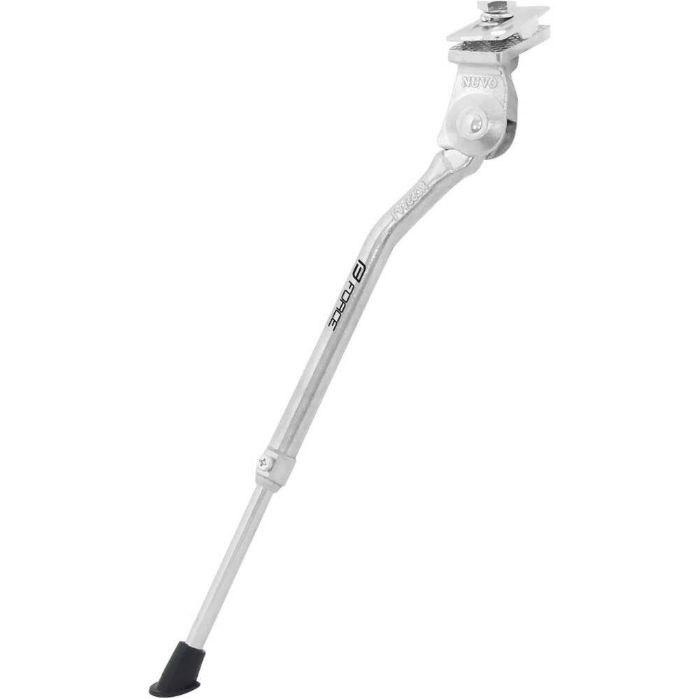 under frame kickstand FORCE <br>mounting on chainstays with counterpart<br>adjustable: for 20" - 28" wheels<br>maximal length: 34 cm<br>minimal length: 28 cm<br>with plastic end<br>material: alloy<br>weight: 255 g<br>packed in polybag