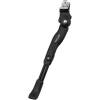 under frame kickstand <br>mounting on chainstays with counterpart<br>adjustable: for 22" - 27