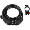 cable spiral code lock FORCE with holder<br>cable length: 180 cm