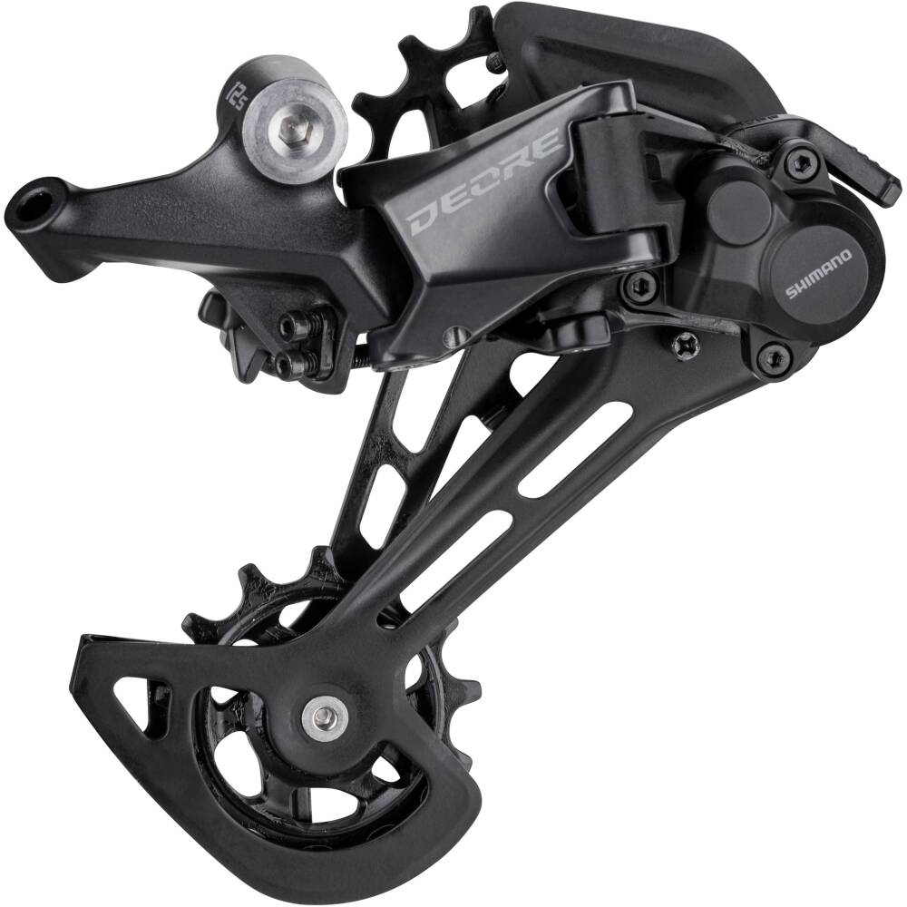 měnič pro MTB<br>pro systém 1x12 (11-51z)<br>dlouhé vodítko SGS<br>SHADOW RD+  nižší profil snižuje riziko poškození<br>největší pastorek 51 zubů <br>nejmenší pastorek 10 zubů<br>kladka: 13 zubů<br>rozsah napínání řetězu 41 zubů<br>k sadě DEORE<br>baleno v krabičce