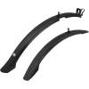 set of very solid mudguards front + rear<br>quite long with bigger/wider paddle of the rear +front mudguard<br>designed for all 24