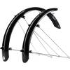 set of mudguards front + rear<br>designed for 20" wheels<br>width of mudguard: 58 mm<br>material: PET with two-piece steel brackets + stainless steel stays<br>weight: 470 g<br>in some cases it is necessary to adjust the length of stays by shortening<br>packed in polybag<br>made in Italy