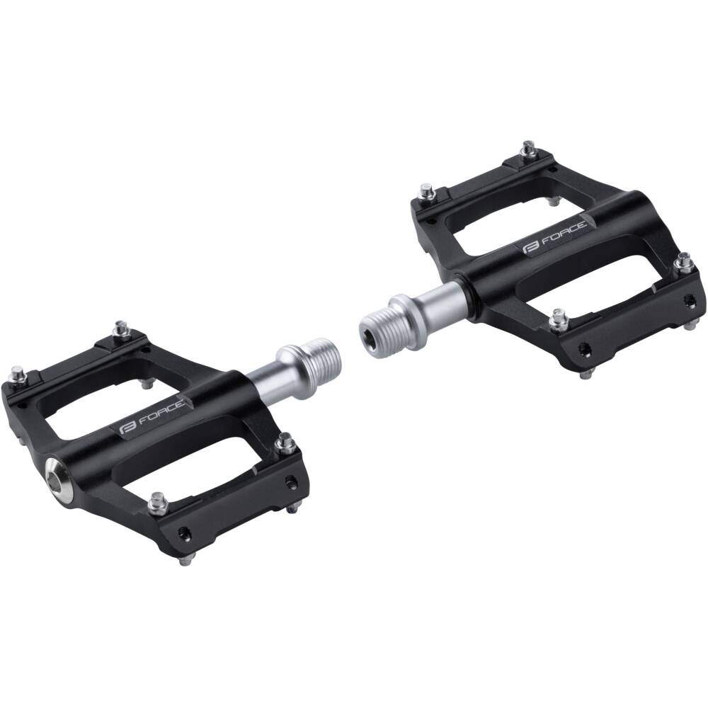 sealed bearings + near by the crank there are HQ bushing bearings<br>alloy replaceable pins<br>Al 6061 body of the pedal