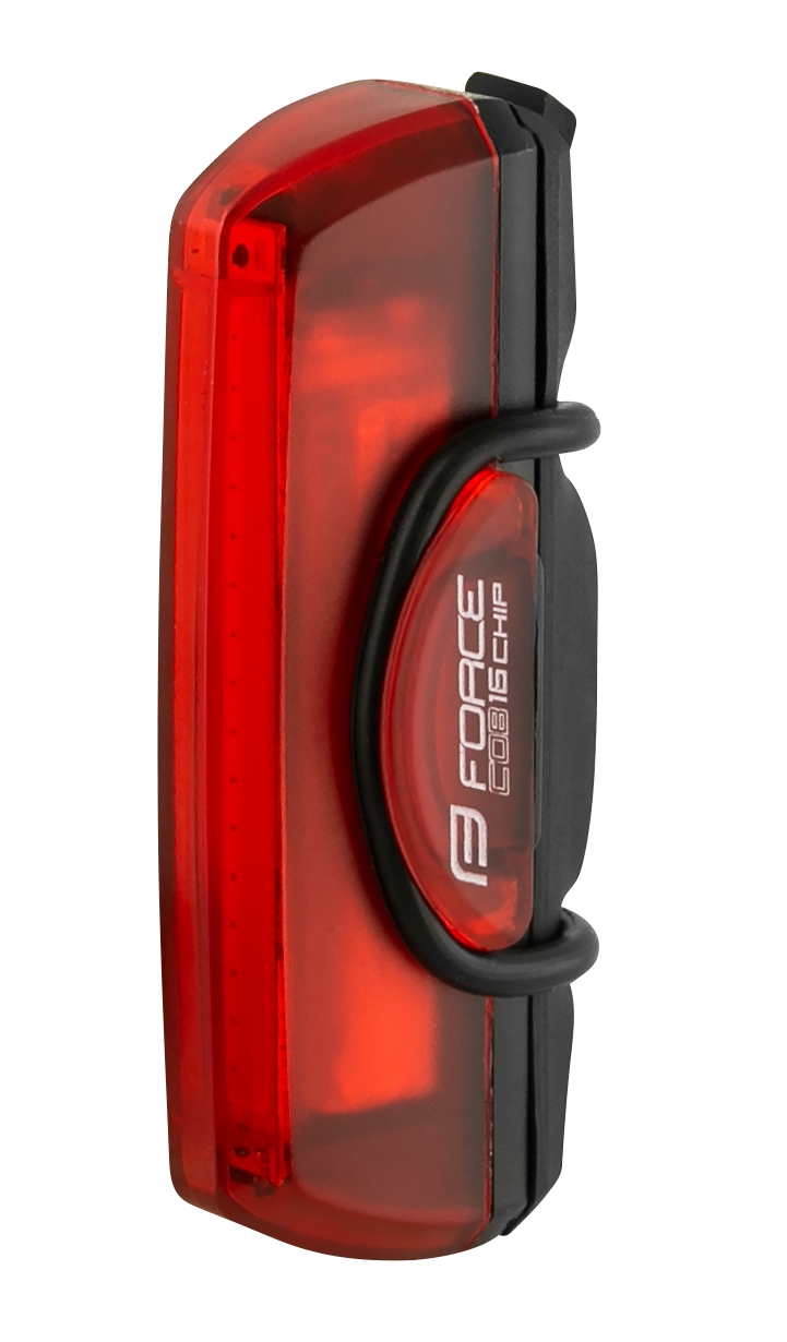 16x red COB LED 29LM8 functios: 4 lighting + 4 flashing modes (with mode memory)universal elastic silicone holder for seatpost/seatstayexcellent side visibility caused by curved profilebattery: integrated Li-Pol 3