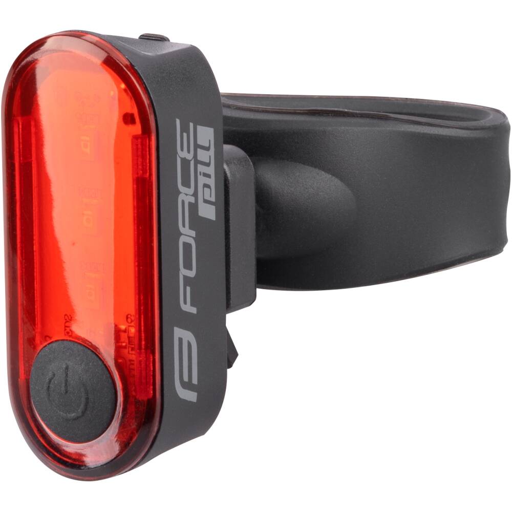 3x high power SMD LED 12LM<br>5 functios: 2 lighting + 3 flashing modes<br>universal elastic silicone holder for rounded seatpost<br>with belt/bag clip<br>battery: integrated 3