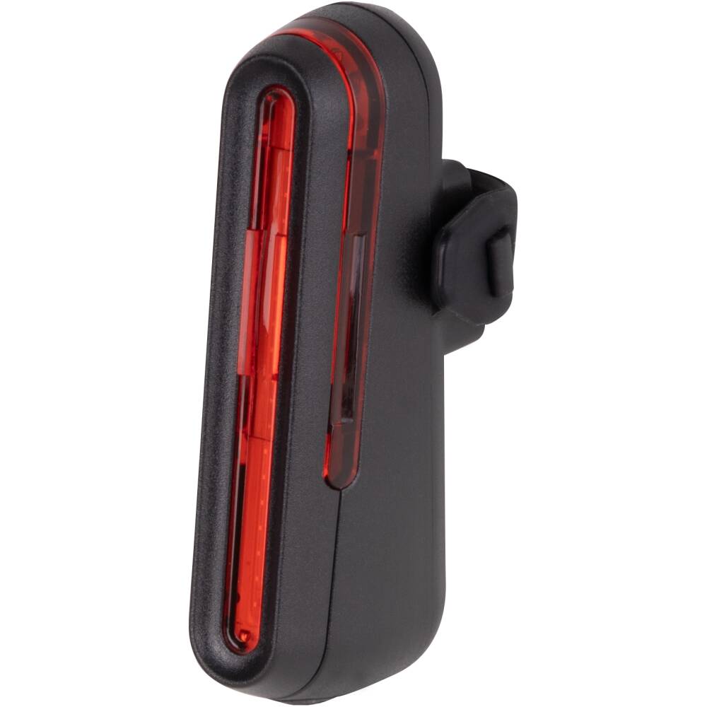 20x red high brightness LED 20LM<br>5 functions: 2 lighting modes + 3 flash modes<br>AUTOMATIC WAKE UP/SLEEP FUNCTION<br>universal elastic silicone holder for rounded seatpost<br>battery: integrated Li-Pol 3