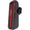 20x red high brightness LED 20LM<br>5 functions: 2 lighting modes + 3 flash modes<br>AUTOMATIC WAKE UP/SLEEP FUNCTION<br>universal elastic silicone holder for rounded seatpost<br>battery: integrated Li-Pol 3
