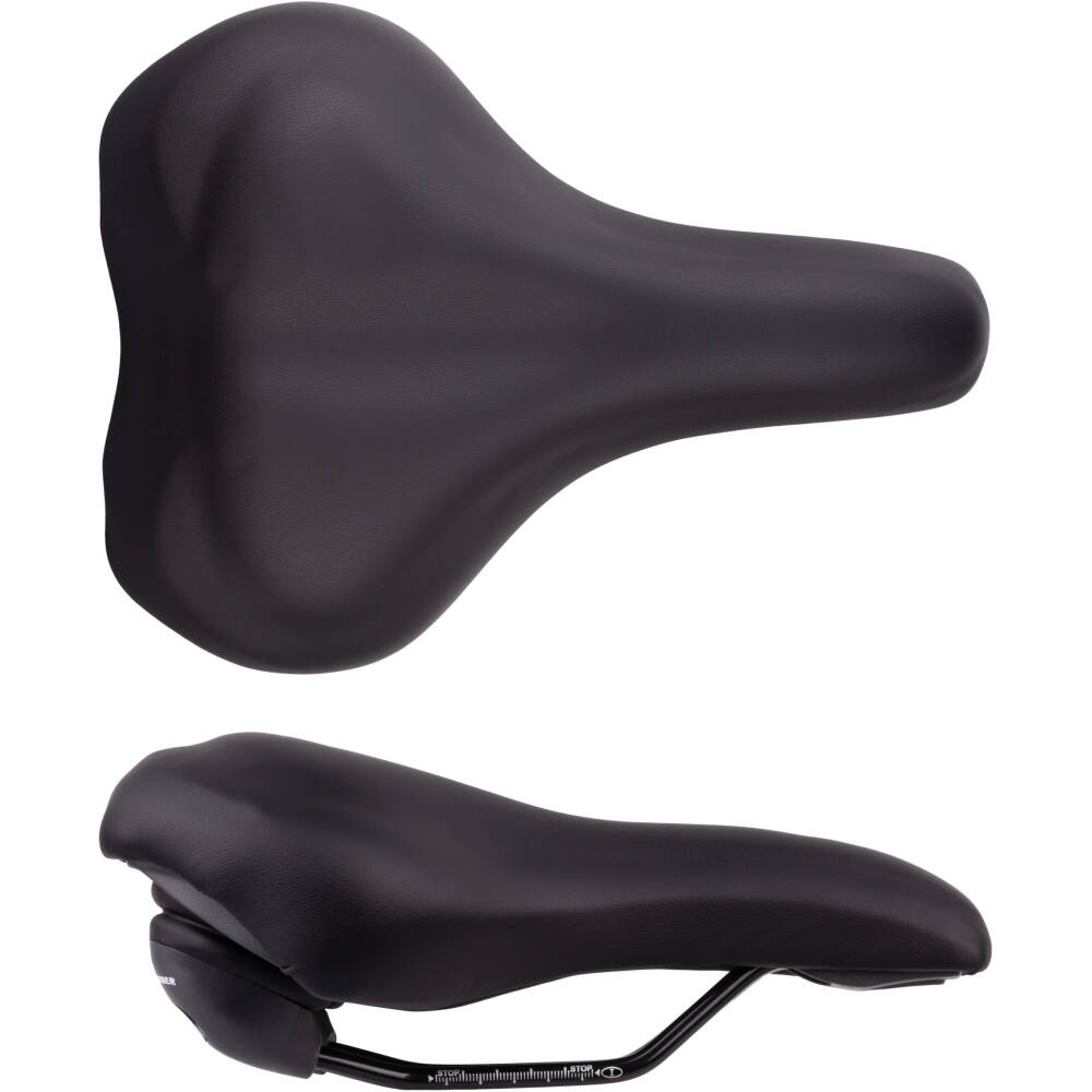 Alternative view of saddle FORCE ALTHEA GEL PLUS tourist, black