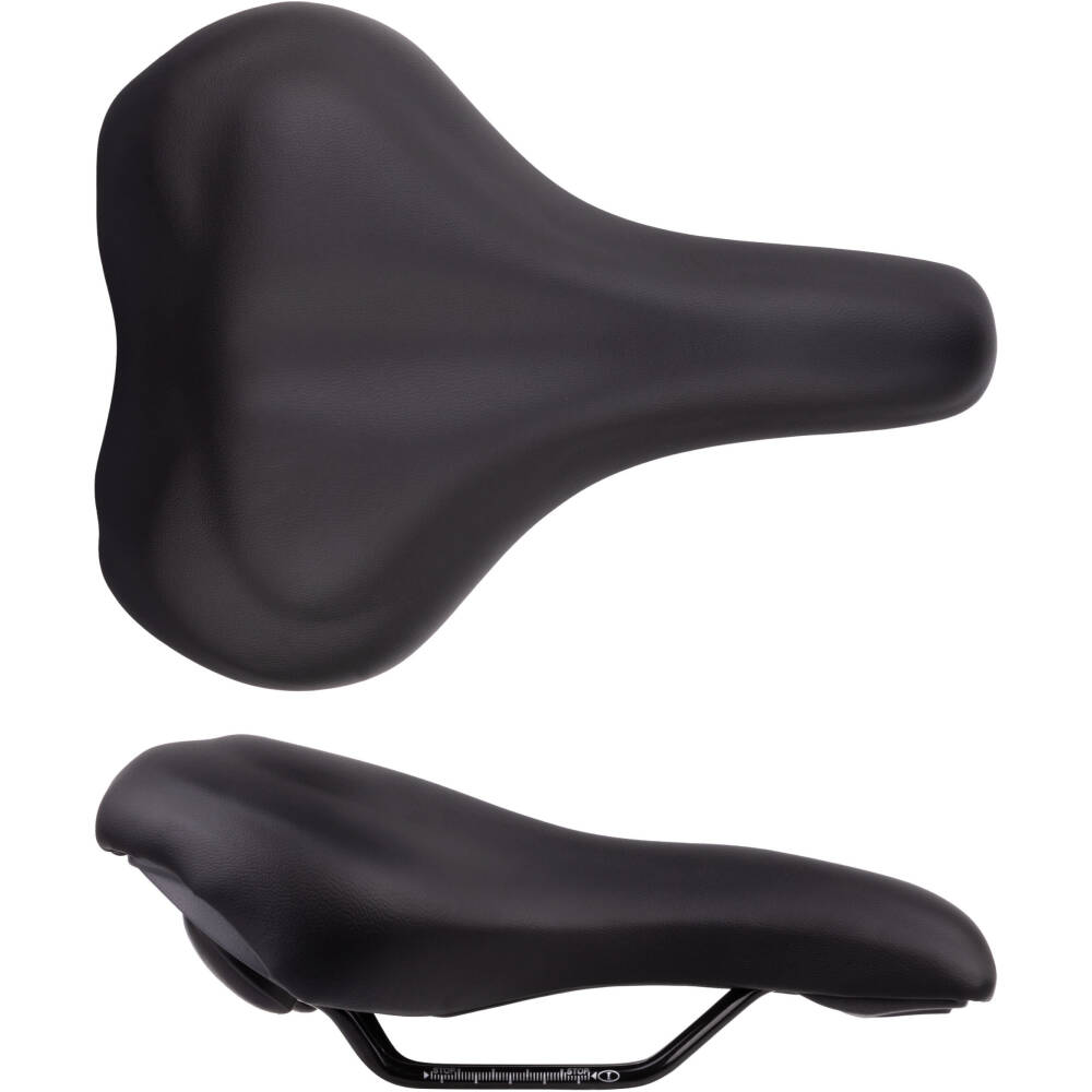 Alternative view of saddle FORCE ALTHEA GEL tourist, black